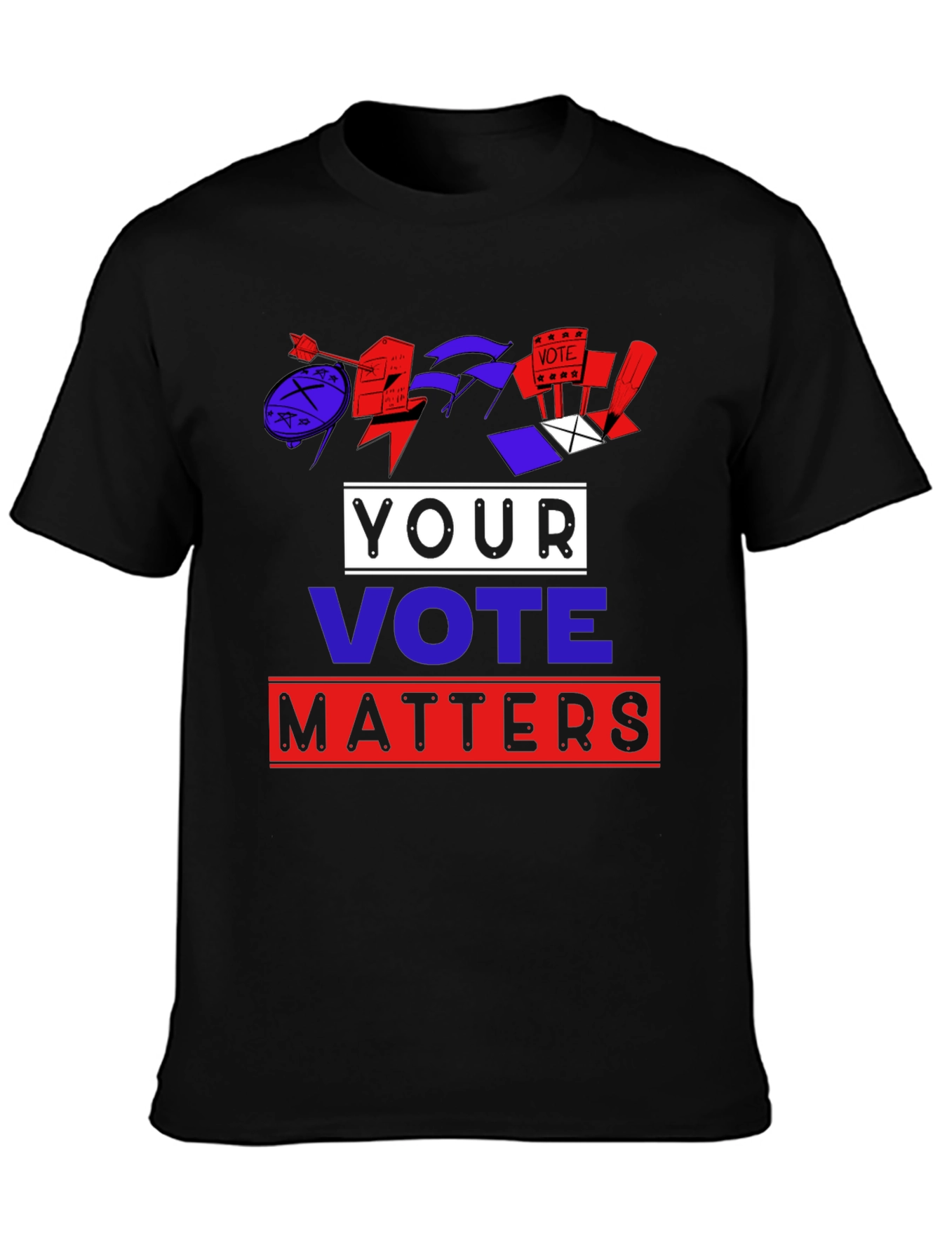 Vote Matters Graphic T-Shirt - Make Your Voice Heard