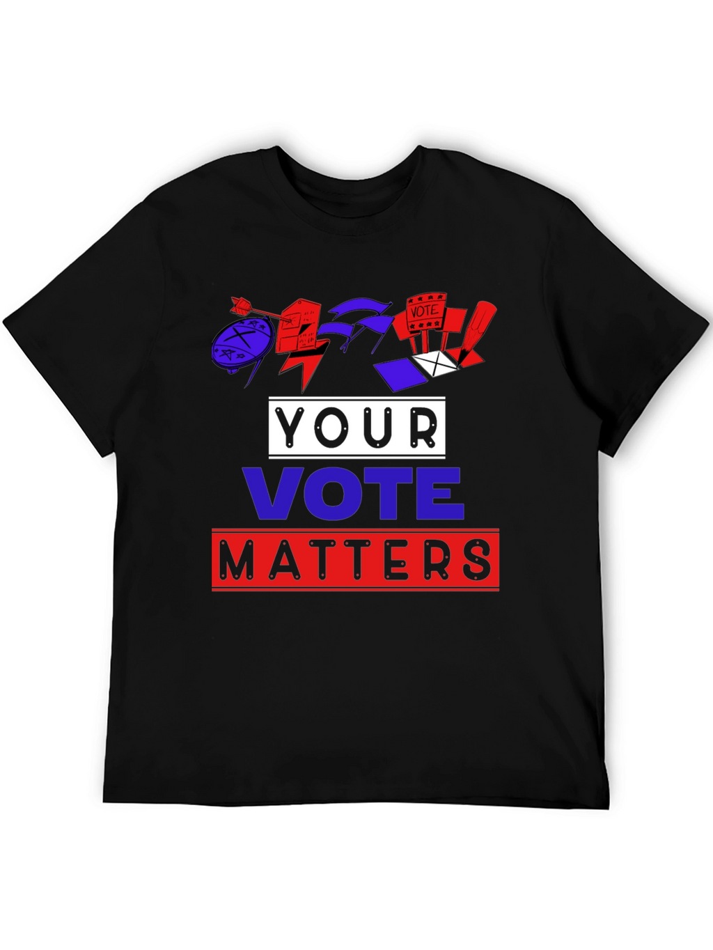 Vote Matters Graphic T-Shirt - Make Your Voice Heard