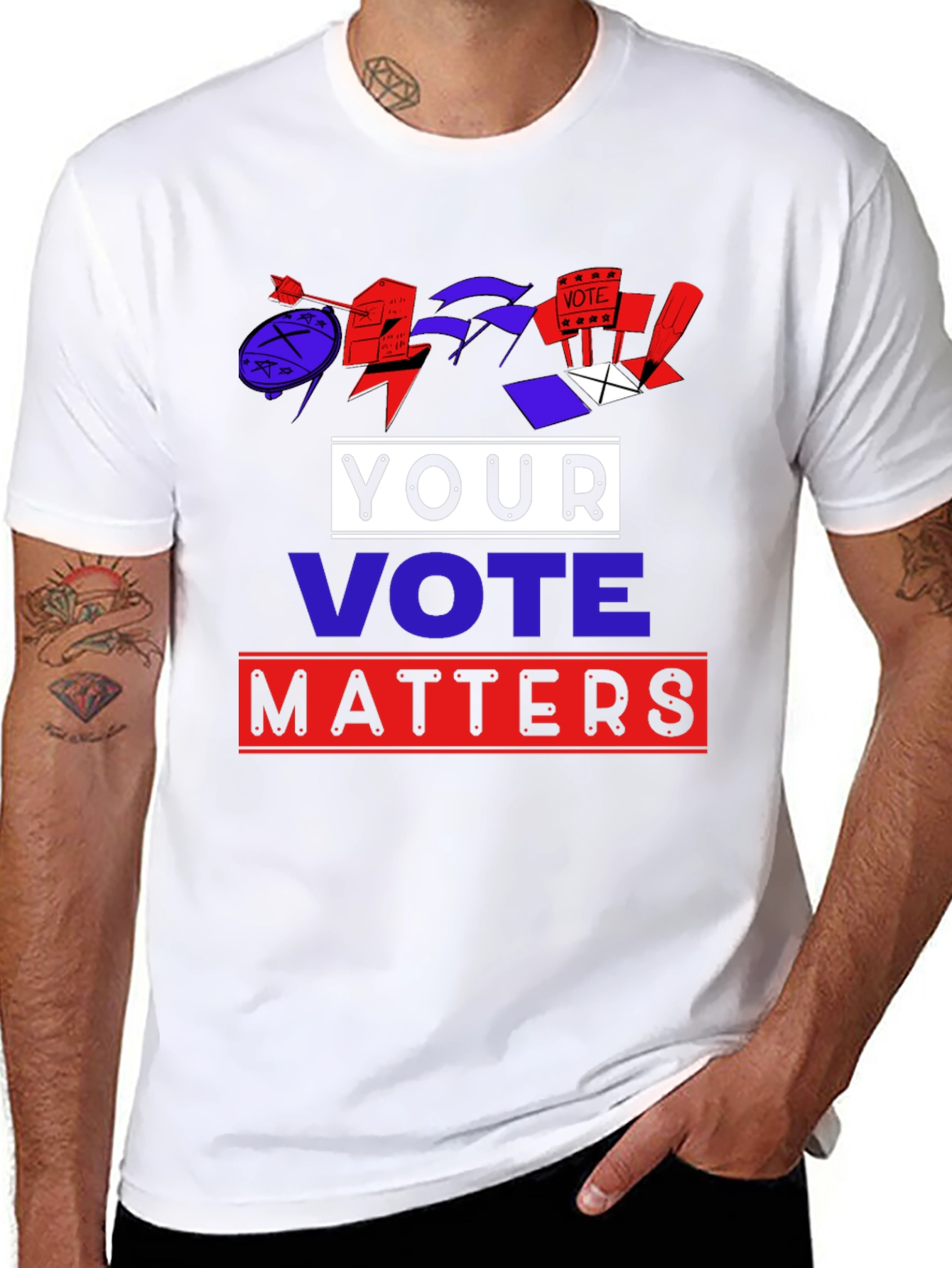 Vote Matters Graphic T-Shirt - Make Your Voice Heard