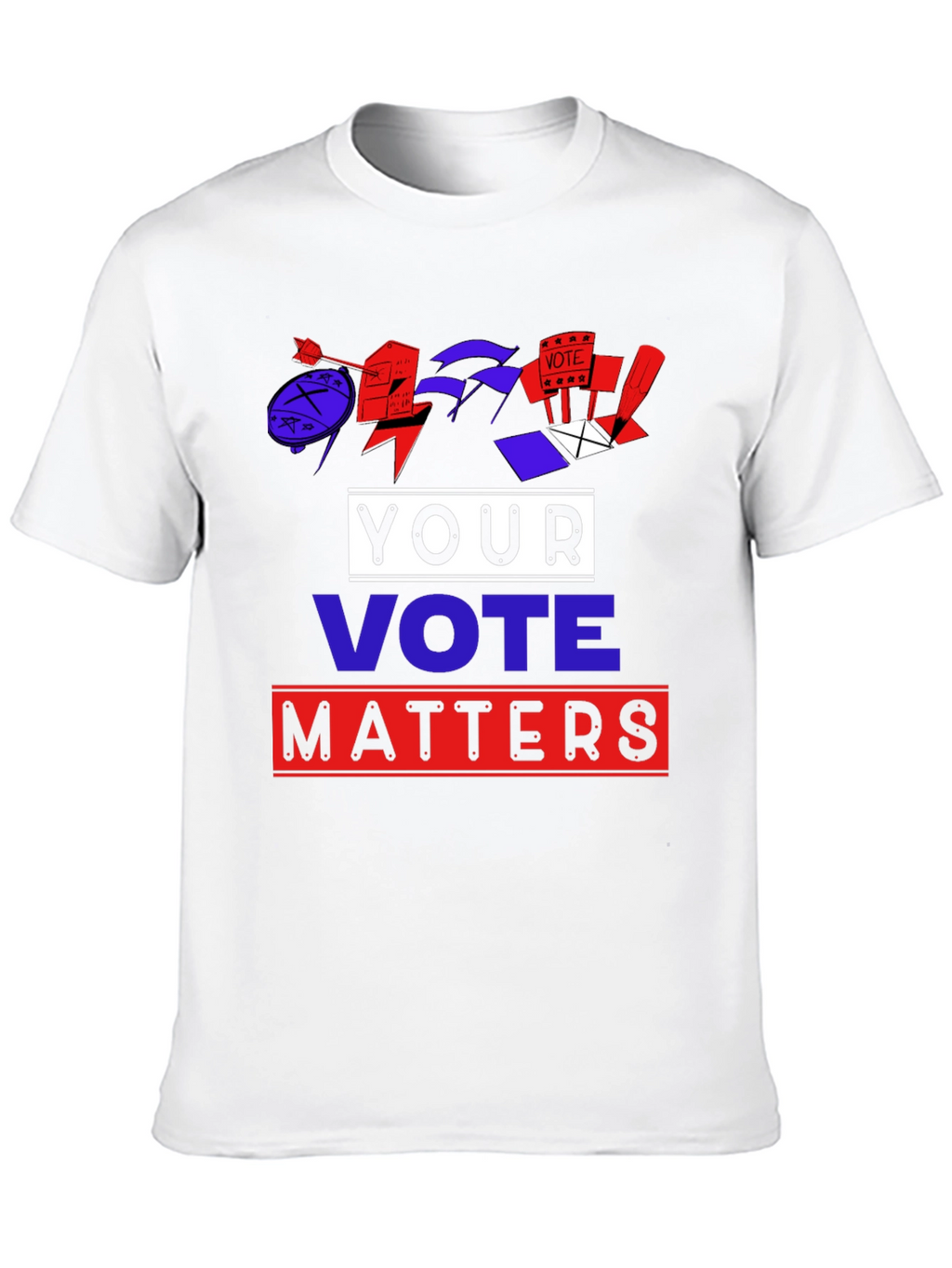 Vote Matters Graphic T-Shirt - Make Your Voice Heard