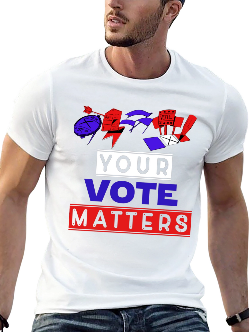 Vote Matters Graphic T-Shirt - Make Your Voice Heard