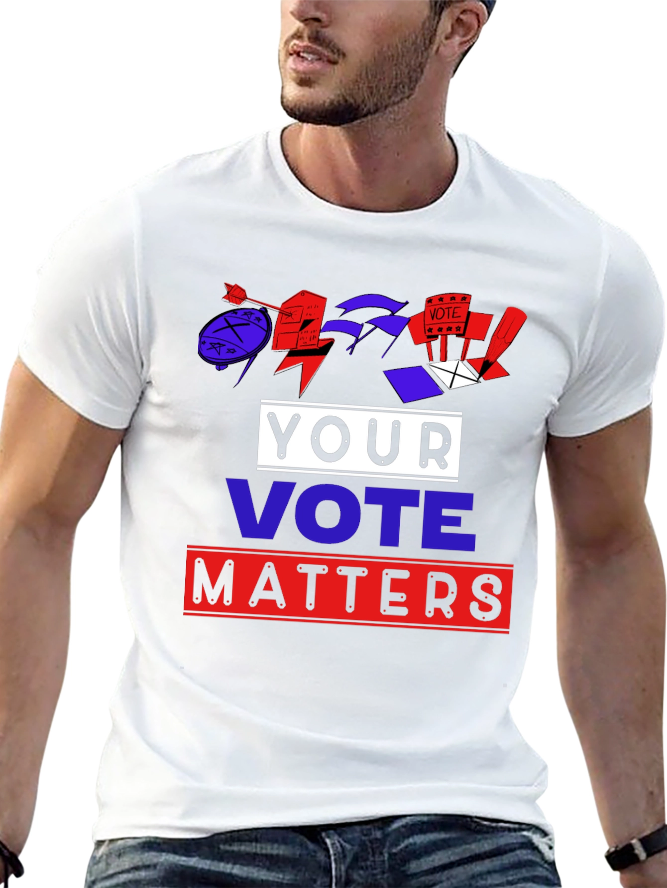 Vote Matters Graphic T-Shirt - Make Your Voice Heard