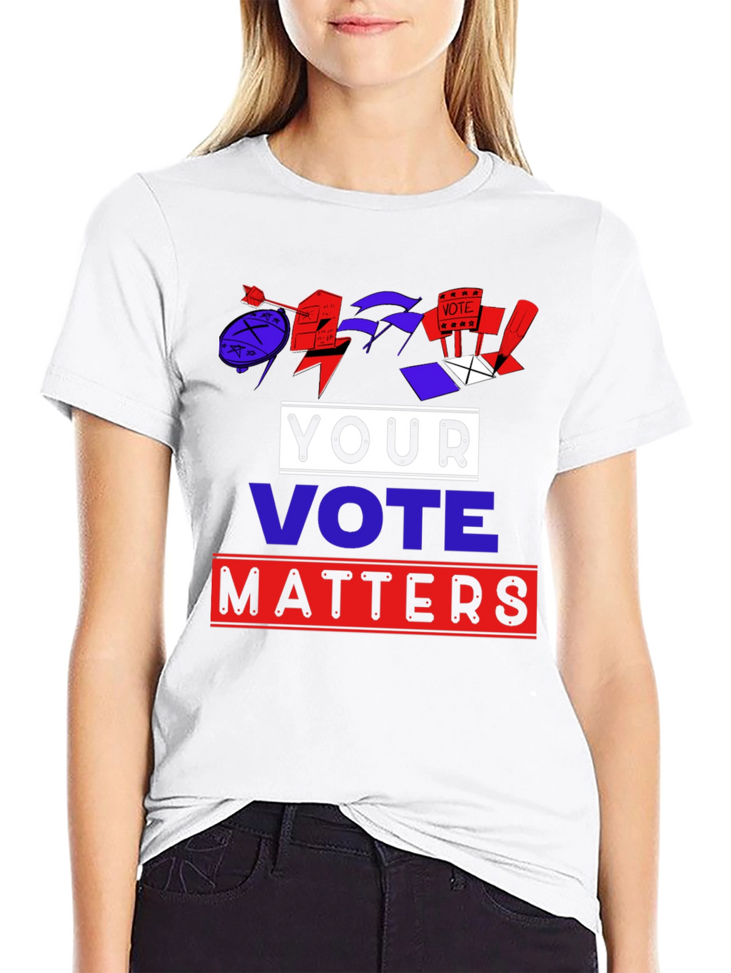 Vote Matters Graphic T-Shirt - Make Your Voice Heard