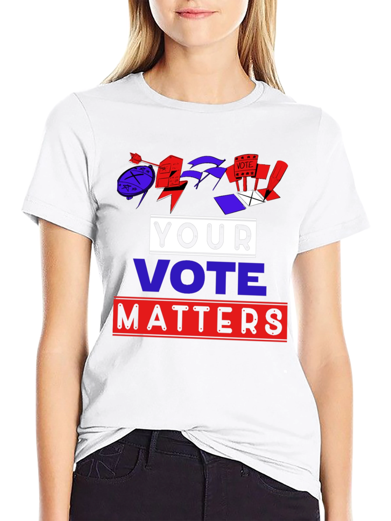 Vote Matters Graphic T-Shirt - Make Your Voice Heard