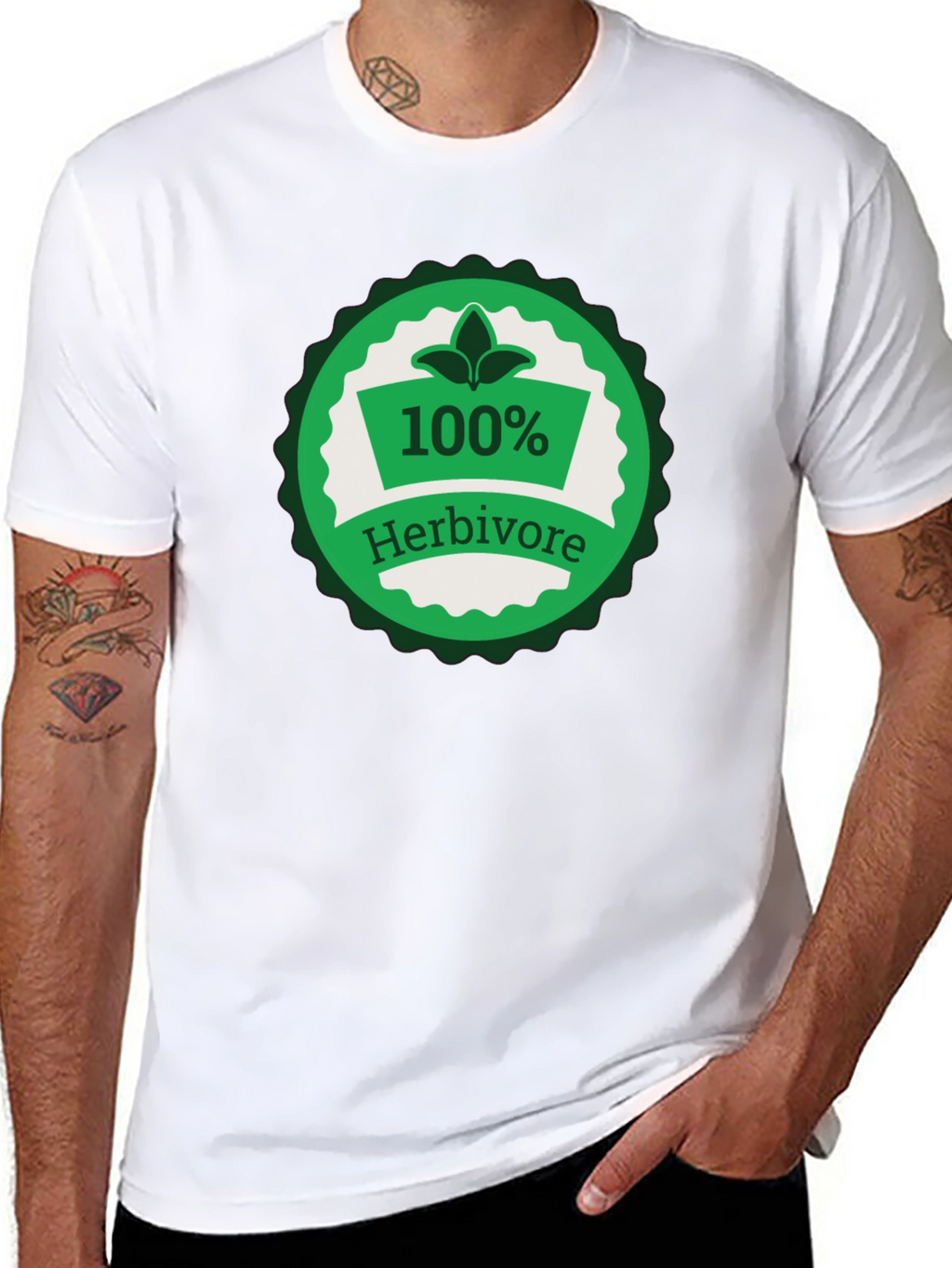 Herbivore T-Shirt - 100% Vegan Friendly