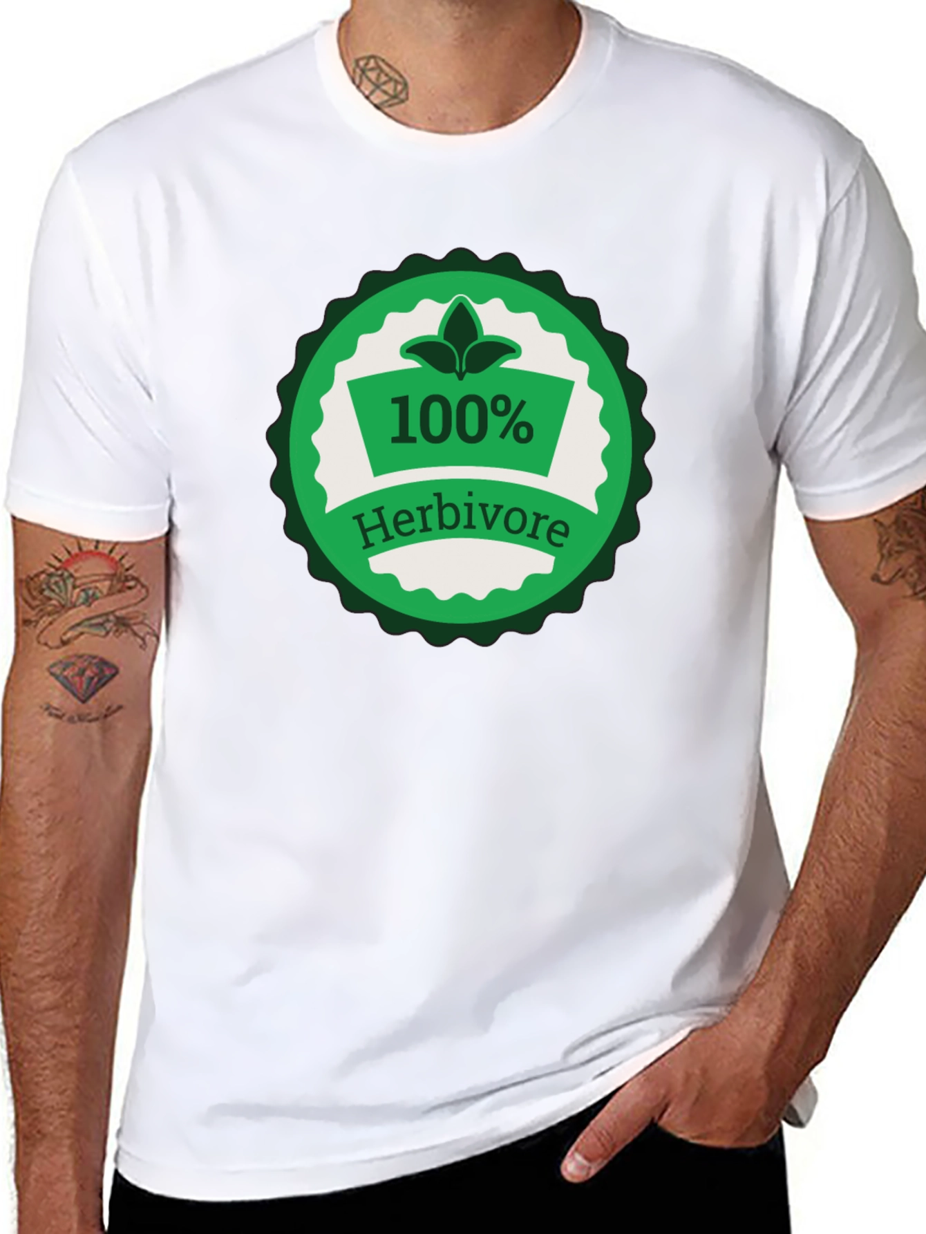 Herbivore T-Shirt - 100% Vegan Friendly
