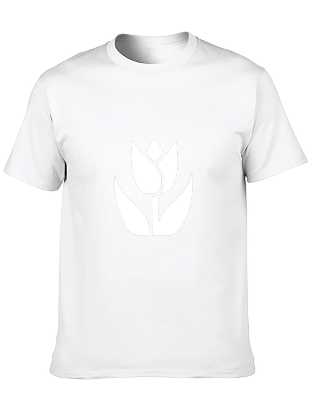 Tulip Graphic Tee - Modern Floral Design