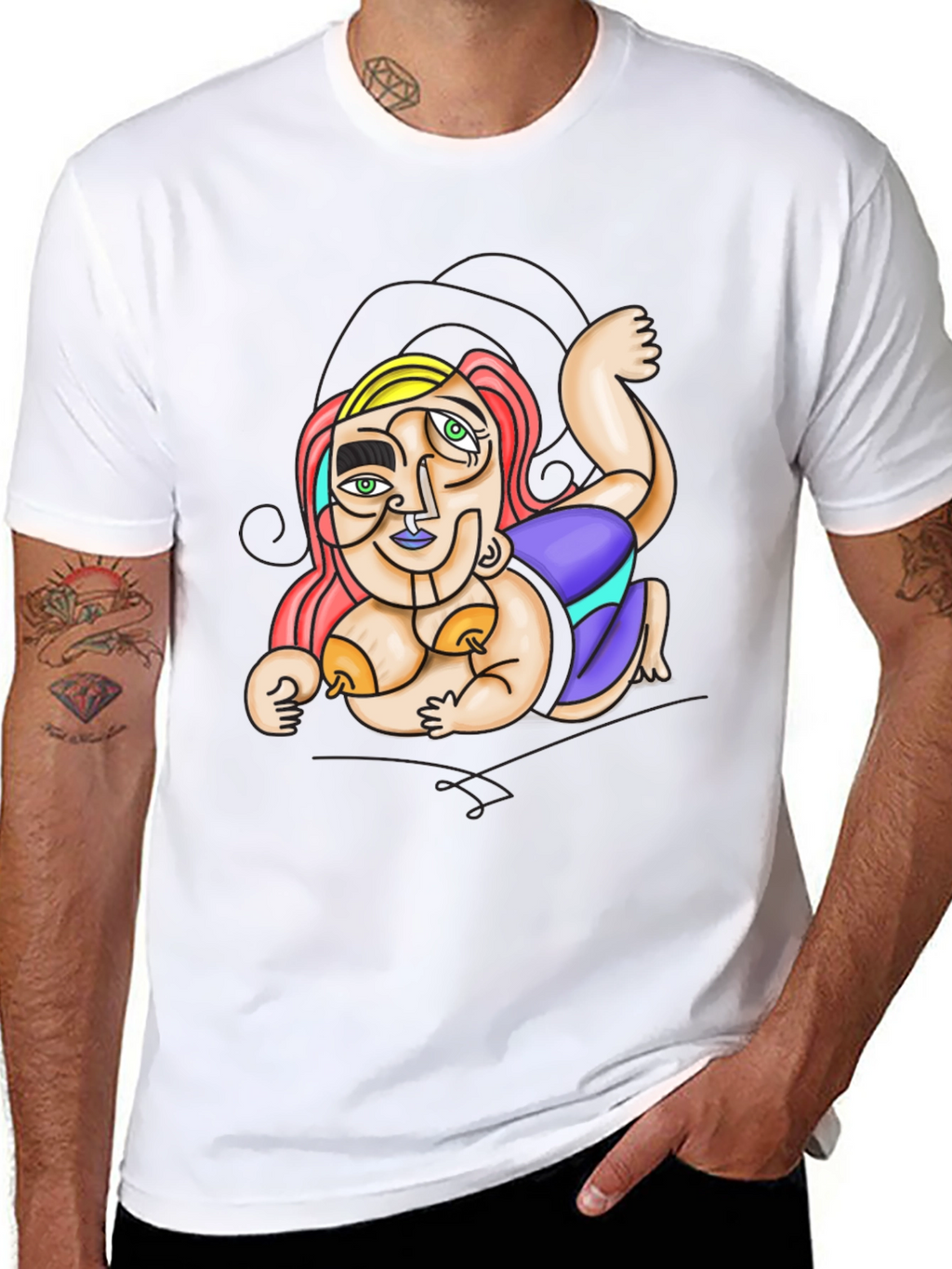 Abstract Art Graphic Tee