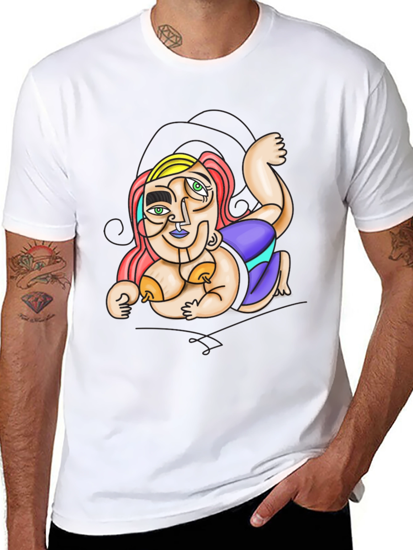 Abstract Art Graphic Tee