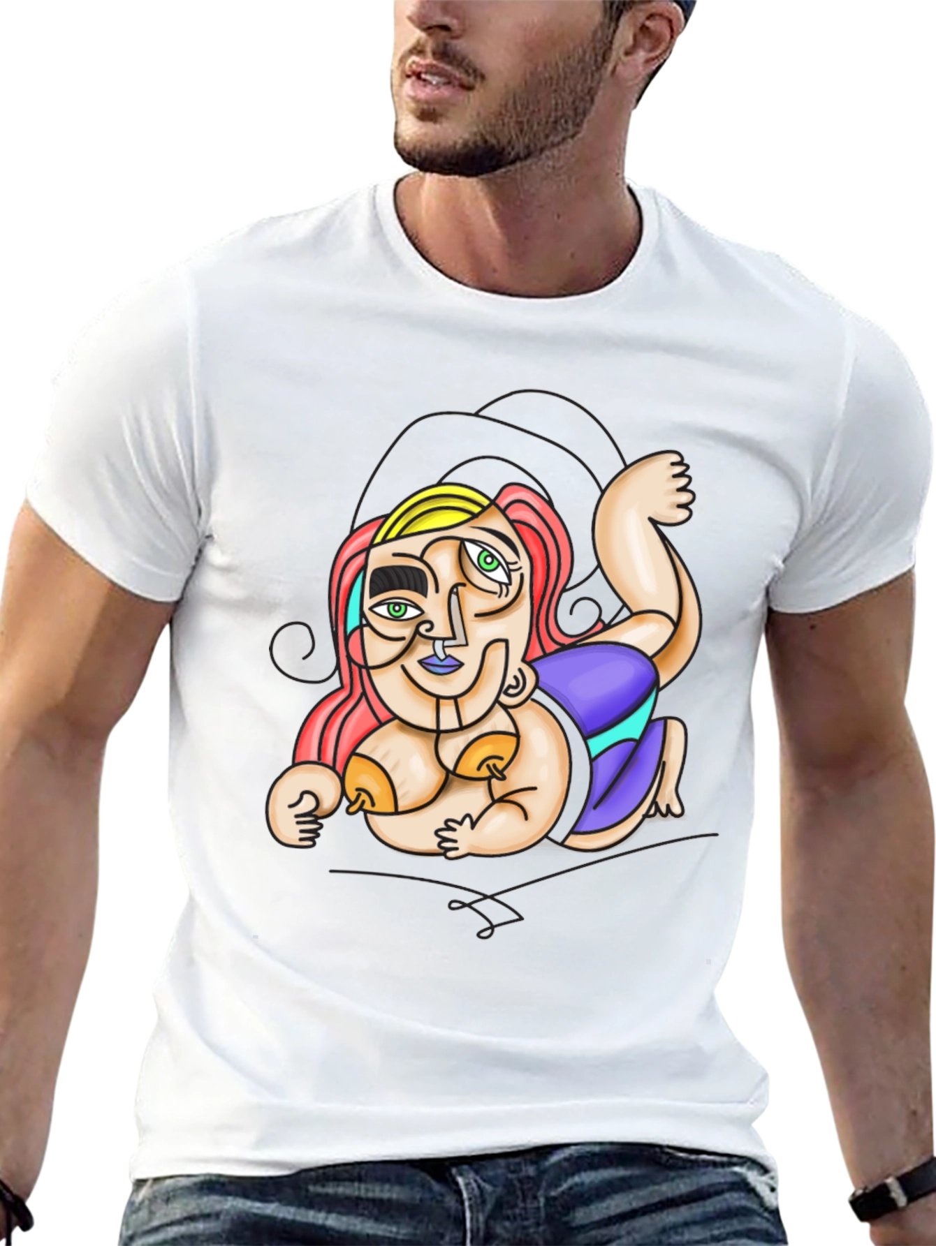 Abstract Art Graphic Tee