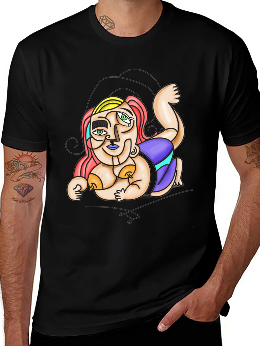 Abstract Art Graphic Tee