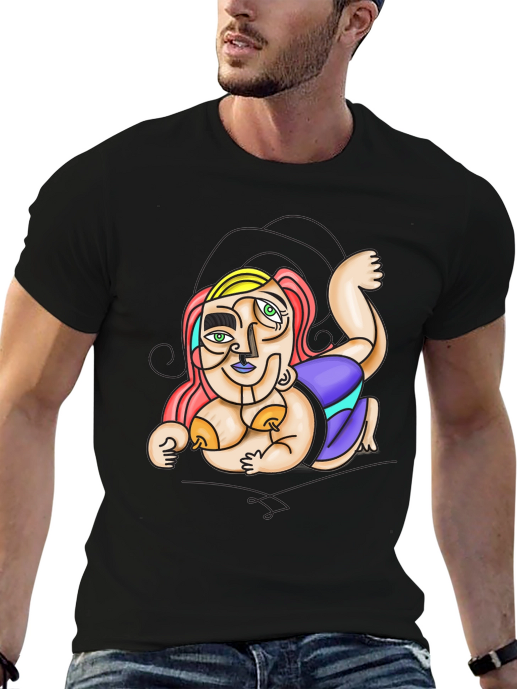 Abstract Art Graphic Tee