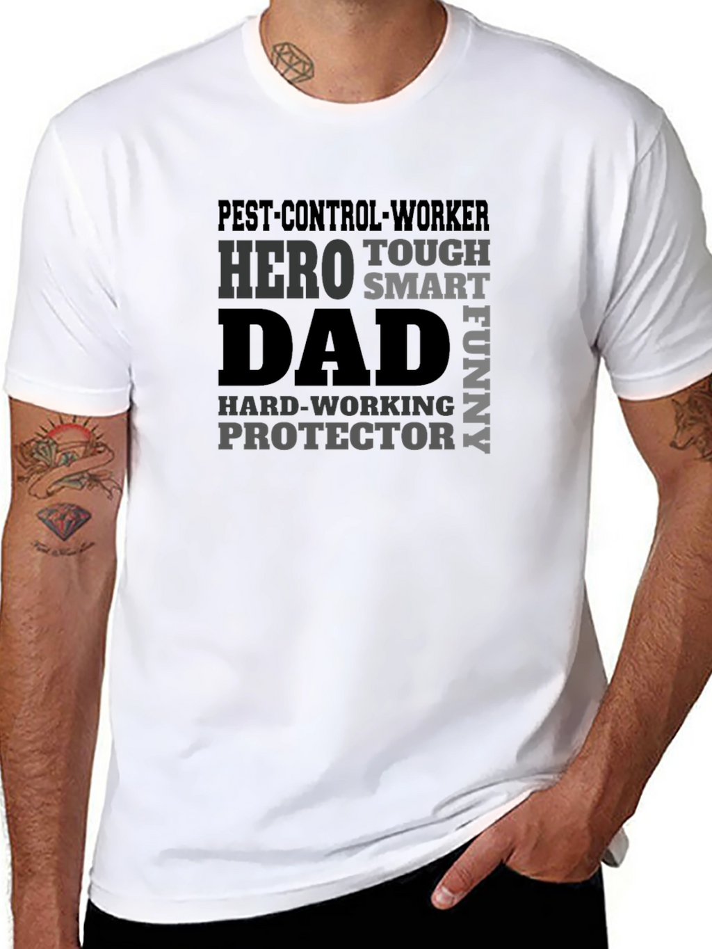 Pest Control Dad Hero T-Shirt