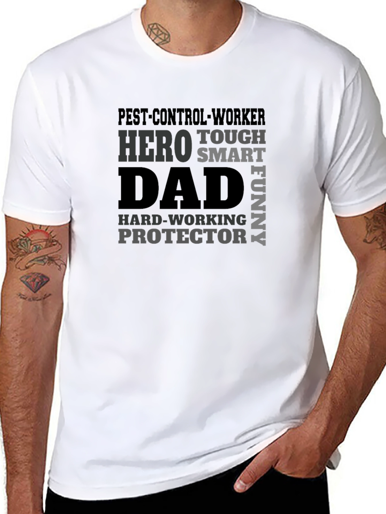 Pest Control Dad Hero T-Shirt