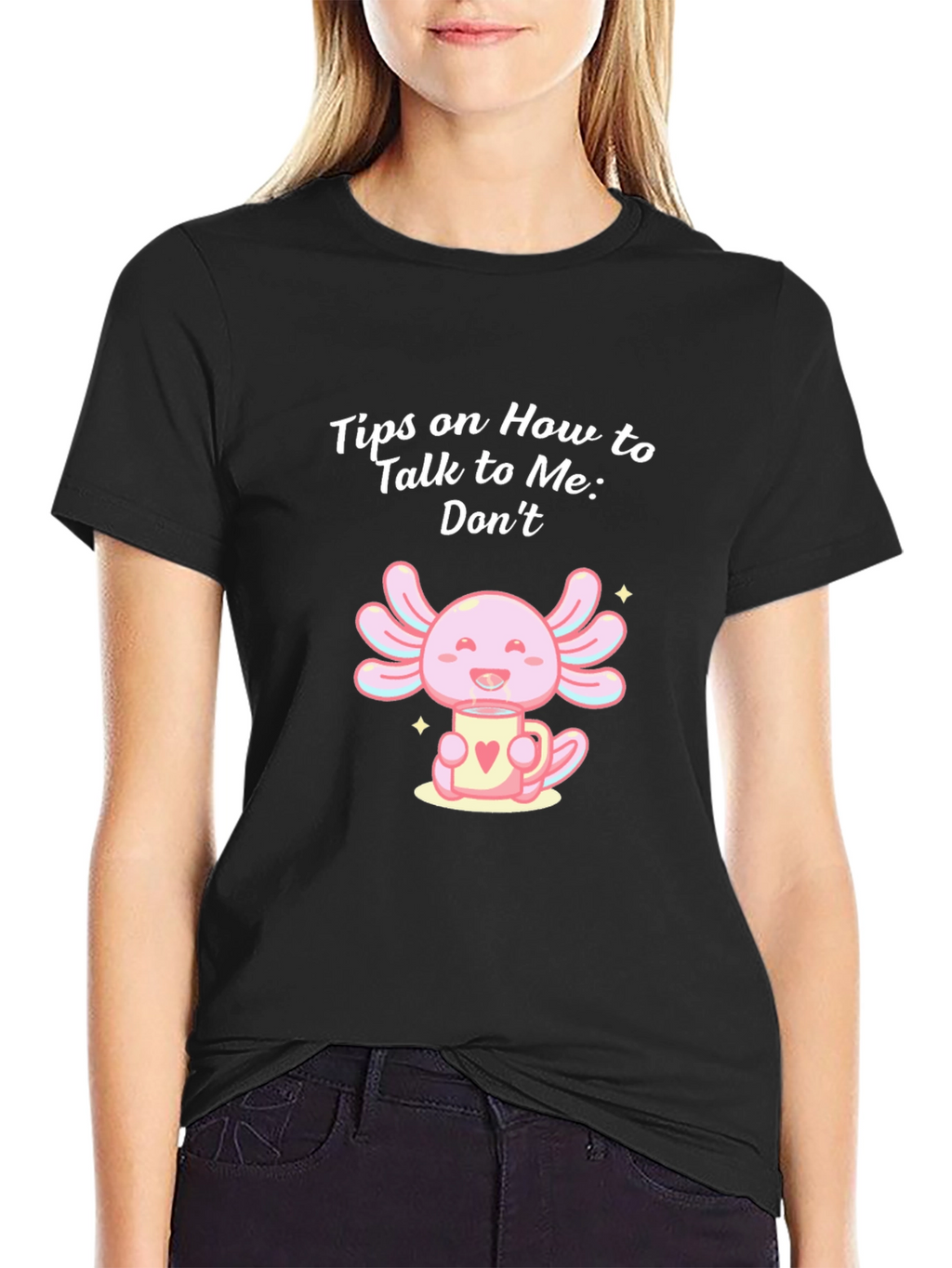 Axolotl Tea T-Shirt - Introvert Humor Tee