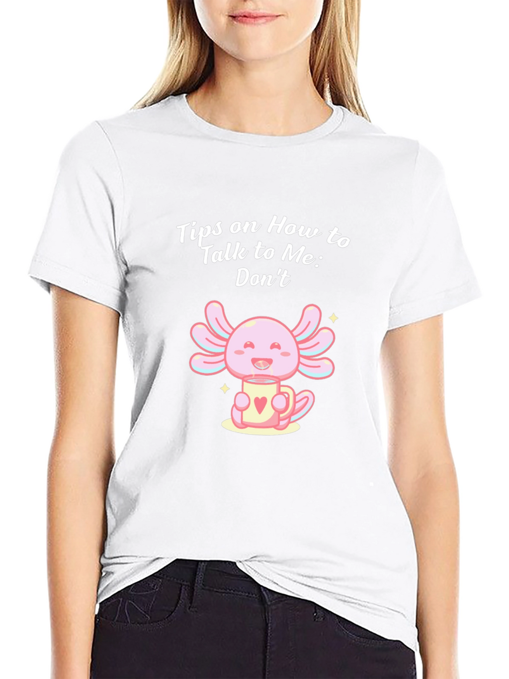 Axolotl Tea T-Shirt - Introvert Humor Tee