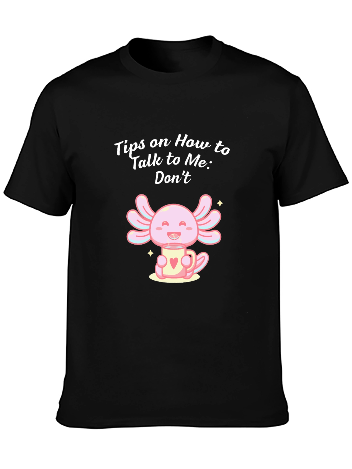 Axolotl Tea T-Shirt - Introvert Humor Tee