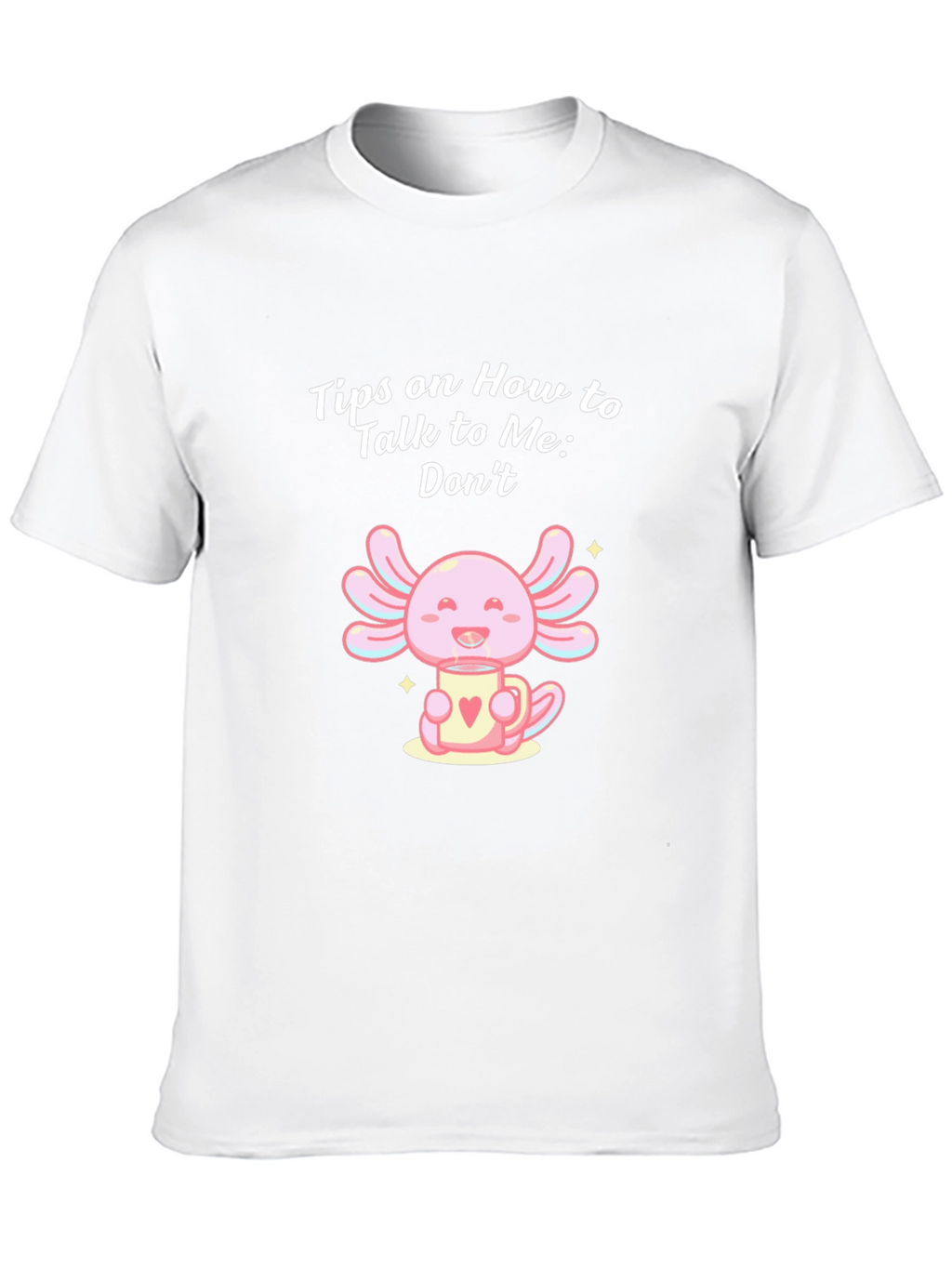Axolotl Tea T-Shirt - Introvert Humor Tee