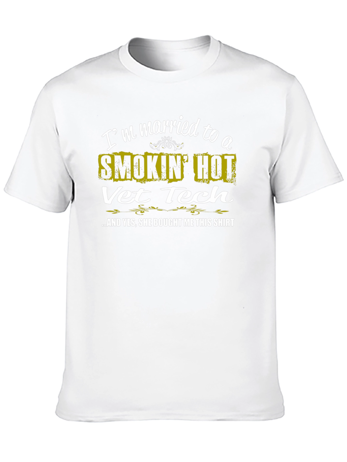 Smokin Hot Vet Tech Husband T-Shirt