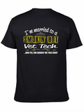 Smokin Hot Vet Tech Husband T-Shirt