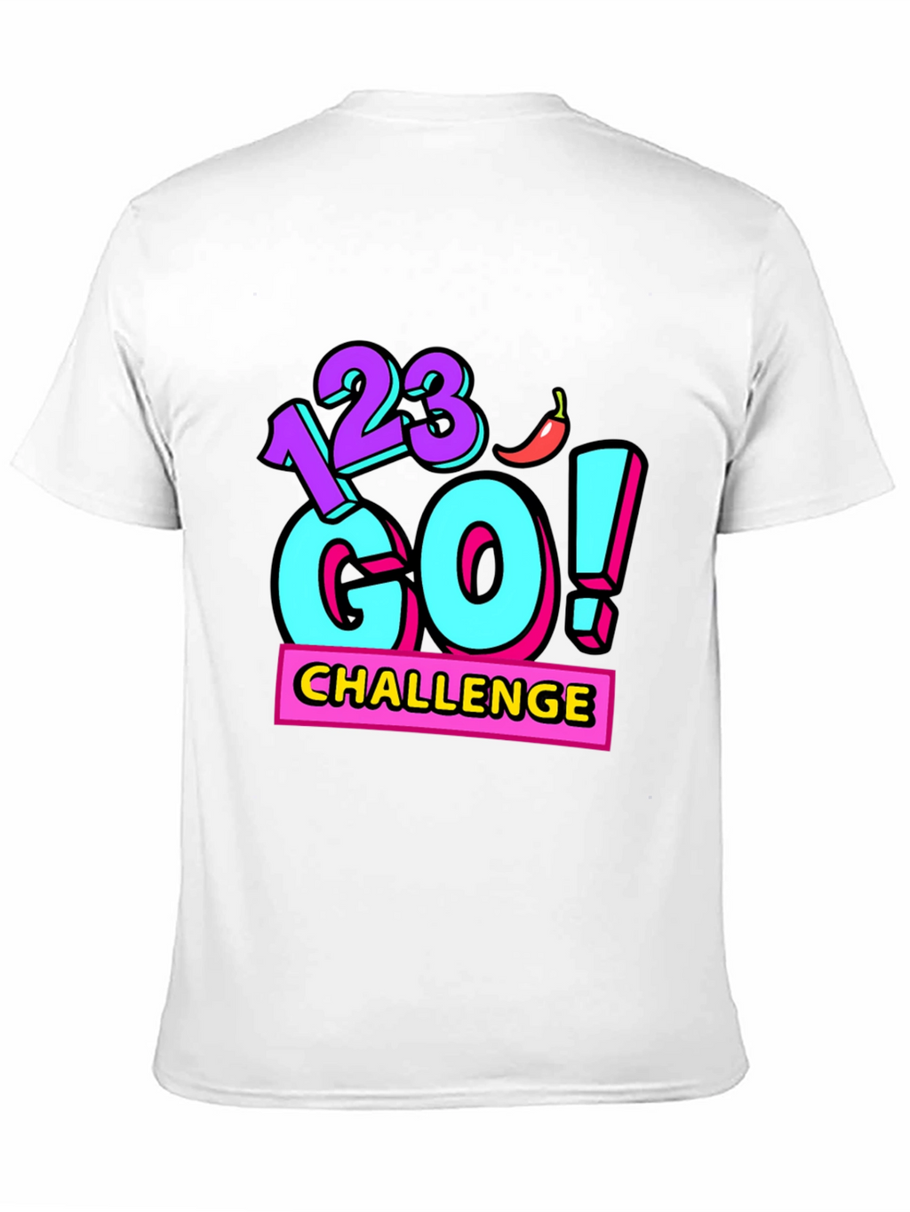 123 Go! Challenge Graphic Tee - Black Cotton Blend