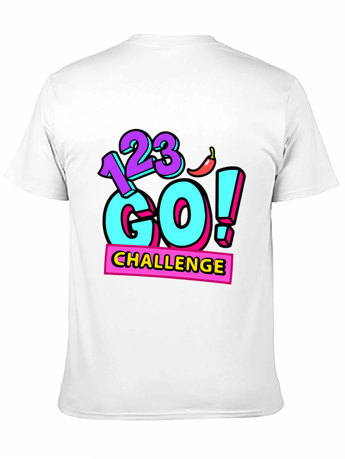 123 Go! Challenge Graphic Tee - Black Cotton Blend