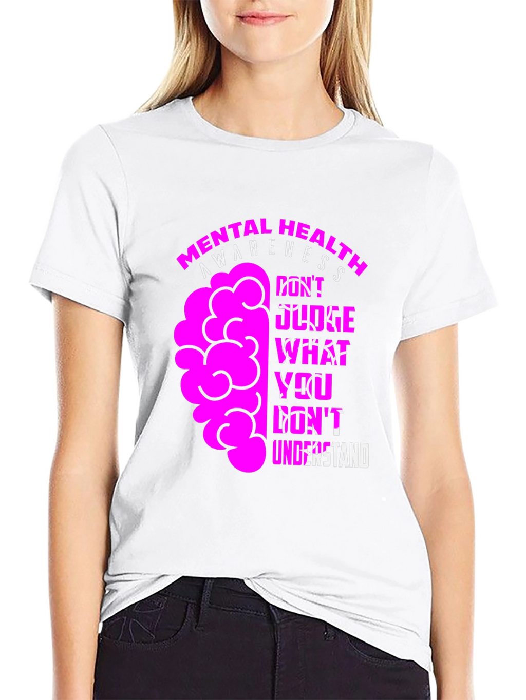 Mental Health Awareness Graphic Tee - Dont Judge