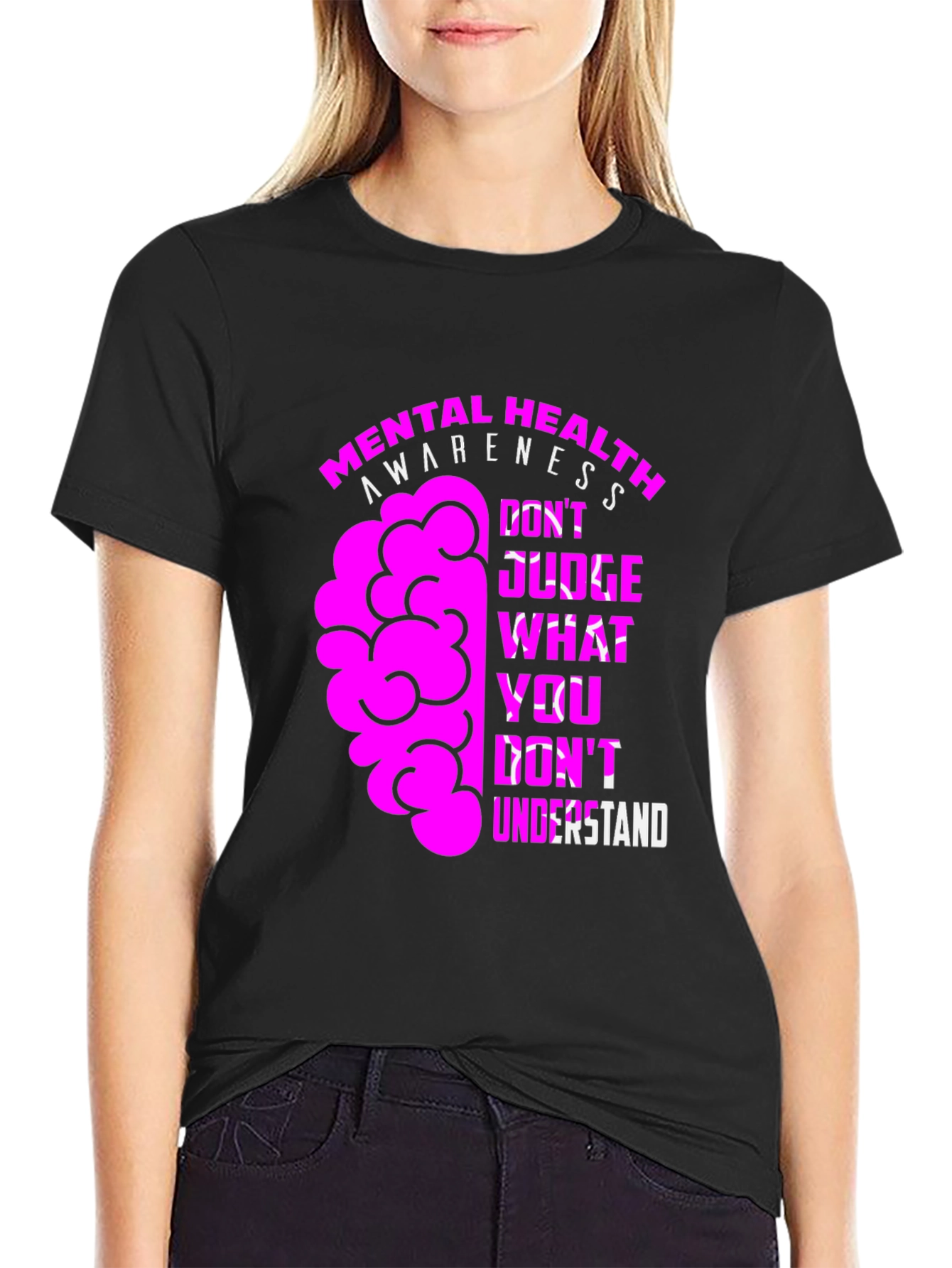 Mental Health Awareness Graphic Tee - Dont Judge
