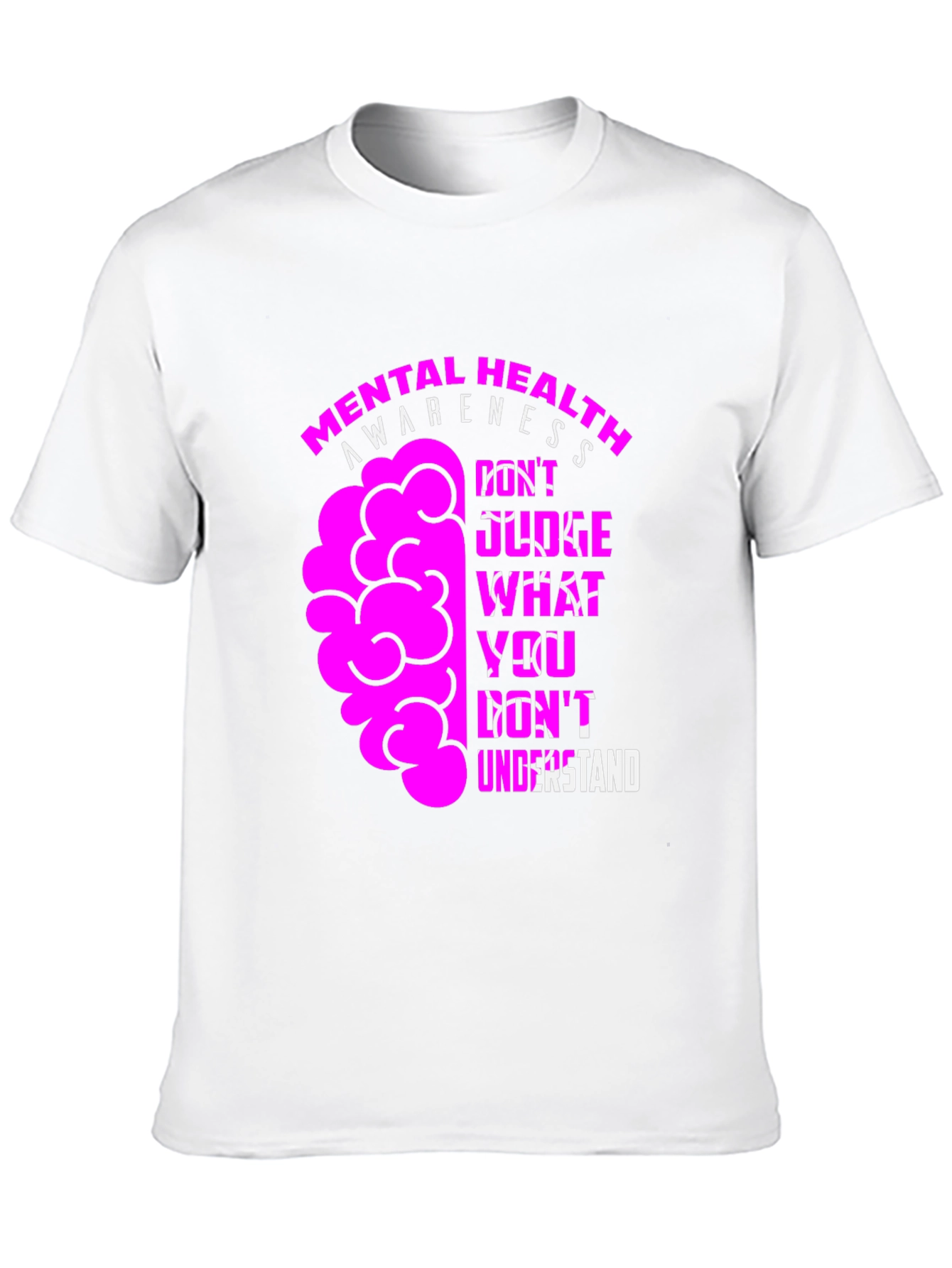Mental Health Awareness Graphic Tee - Dont Judge