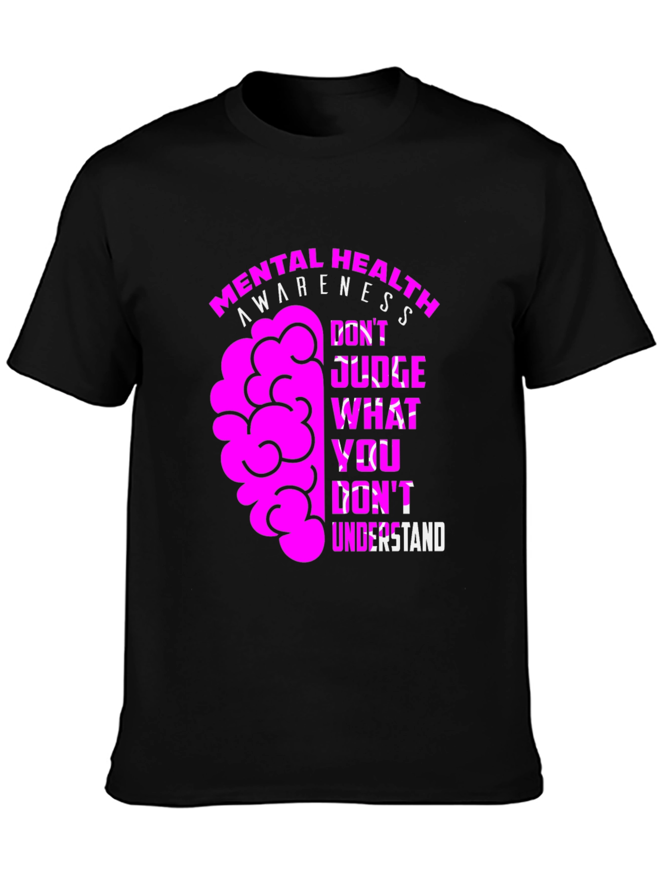 Mental Health Awareness Graphic Tee - Dont Judge