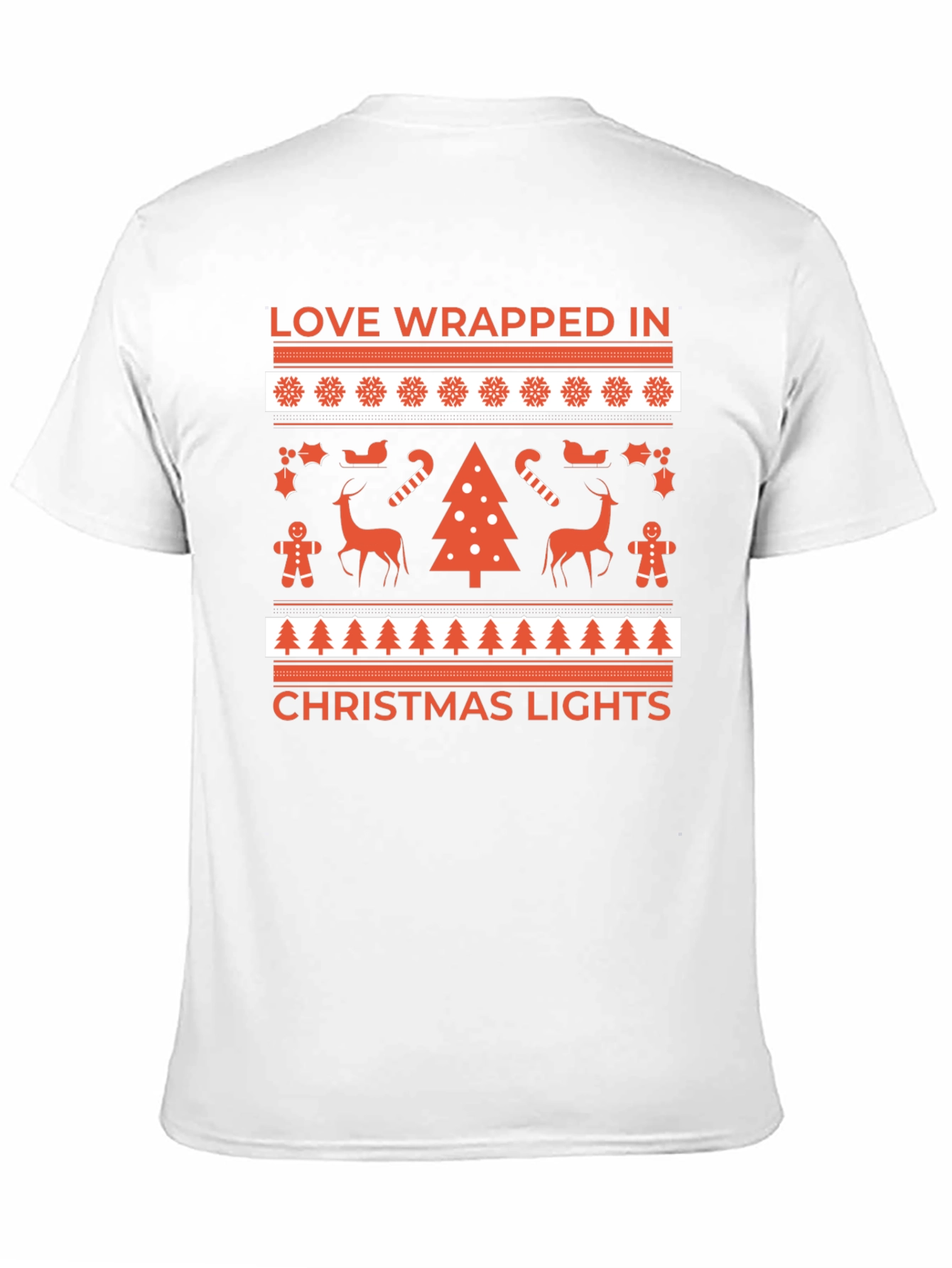Love Wrapped Christmas Lights T-Shirt