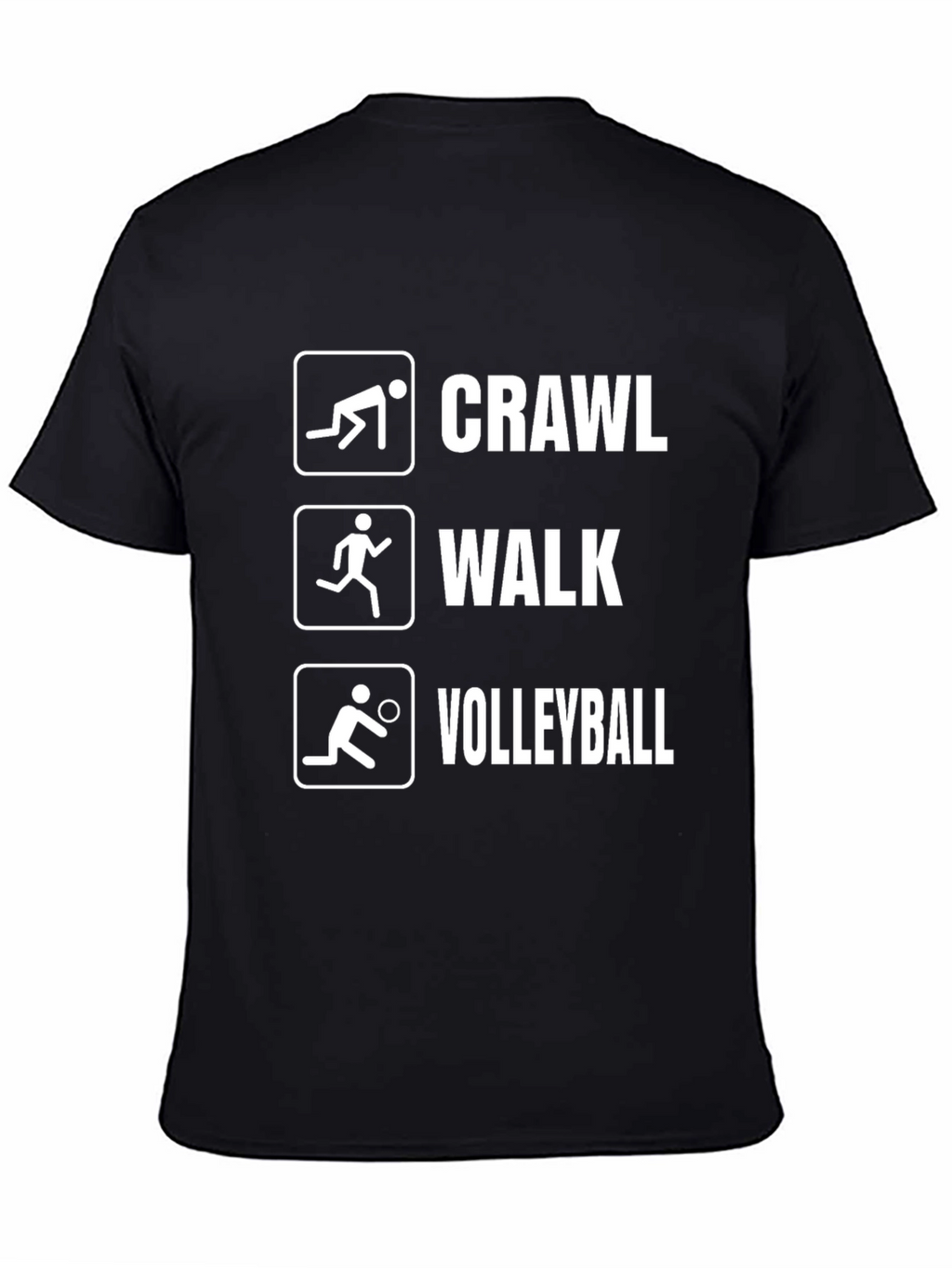 Crawl Walk Volleyball Graphic T-Shirt