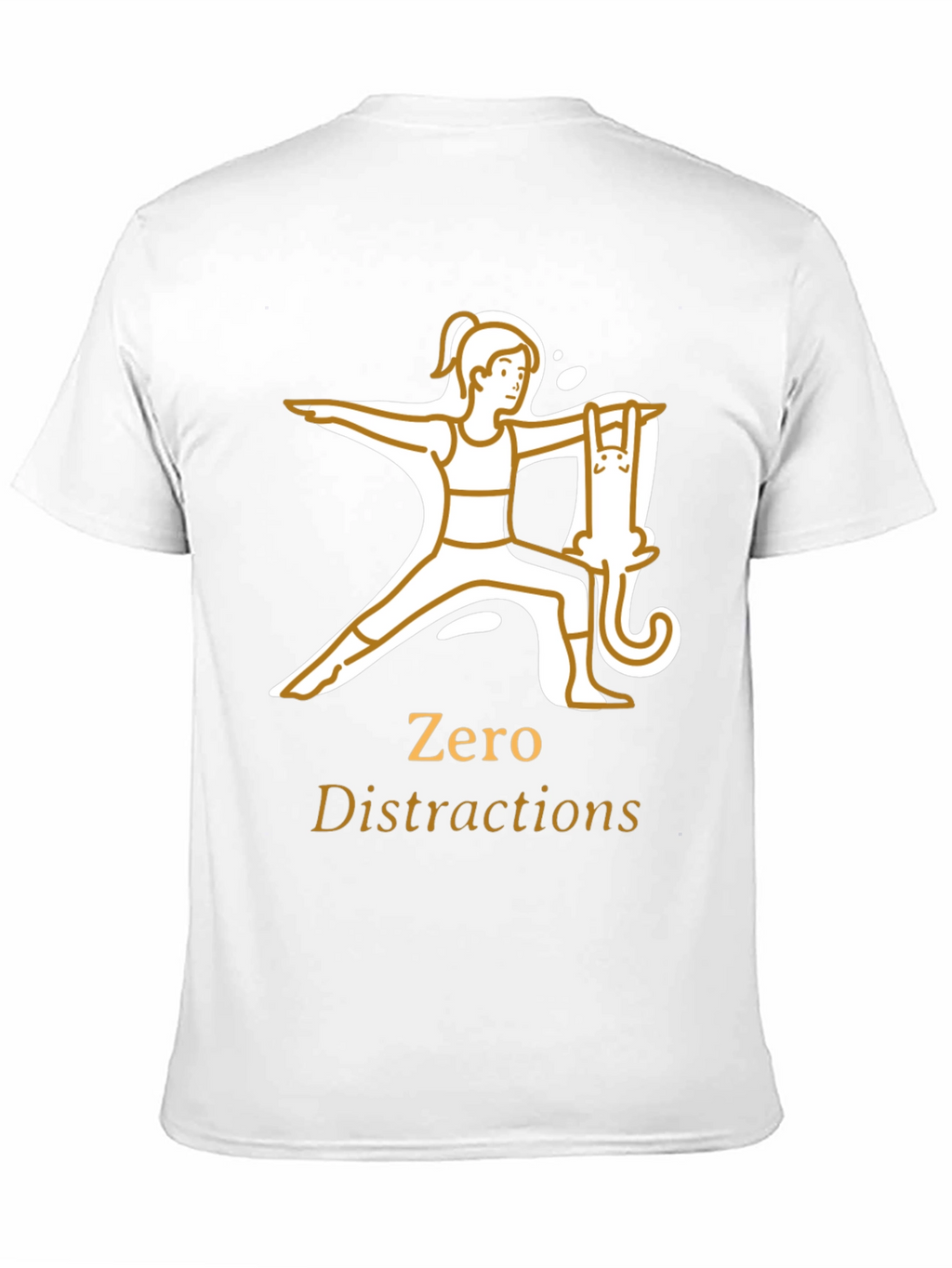 Zero Distractions Yoga T-Shirt