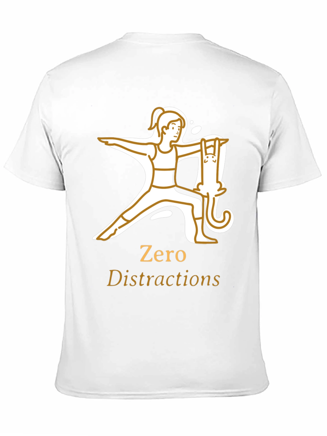 Zero Distractions Yoga T-Shirt
