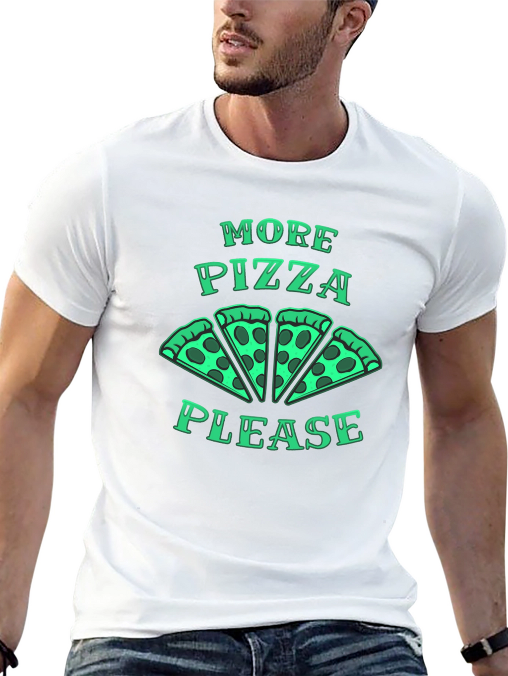 More Pizza Please Graphic Tee