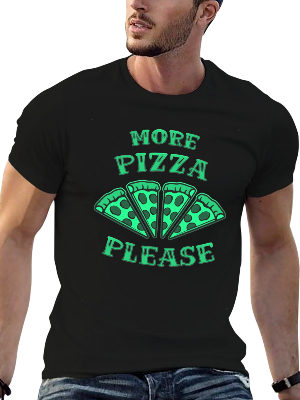 More Pizza Please Graphic Tee