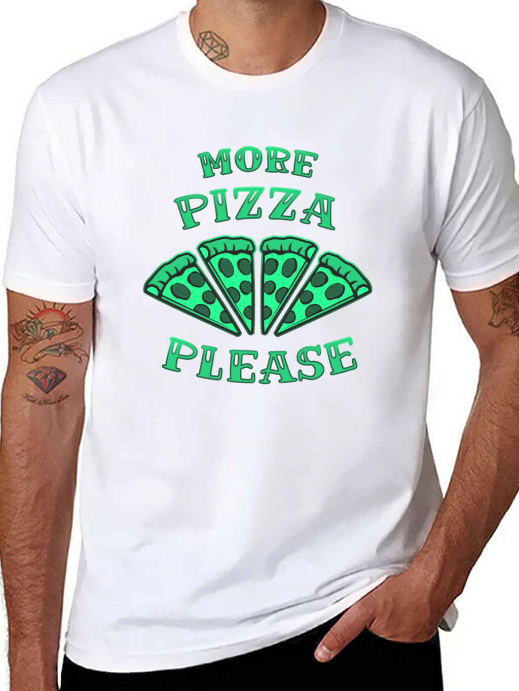 More Pizza Please Graphic Tee