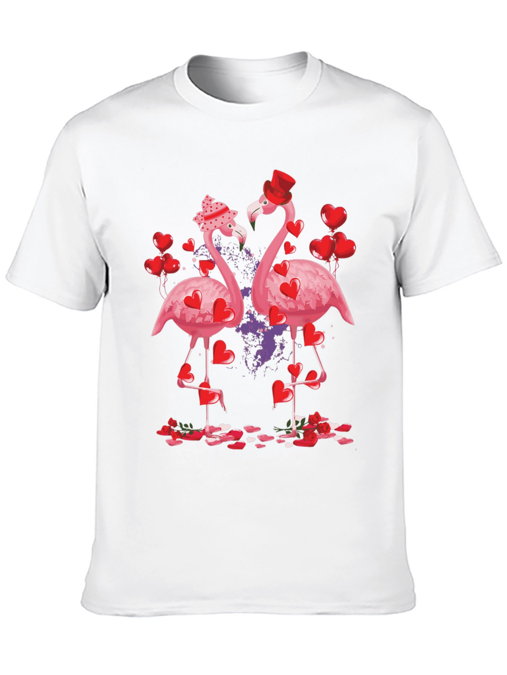 Flamingo Valentines Day T-Shirt