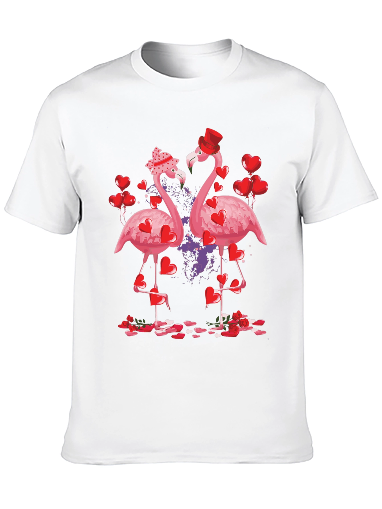 Flamingo Valentines Day T-Shirt