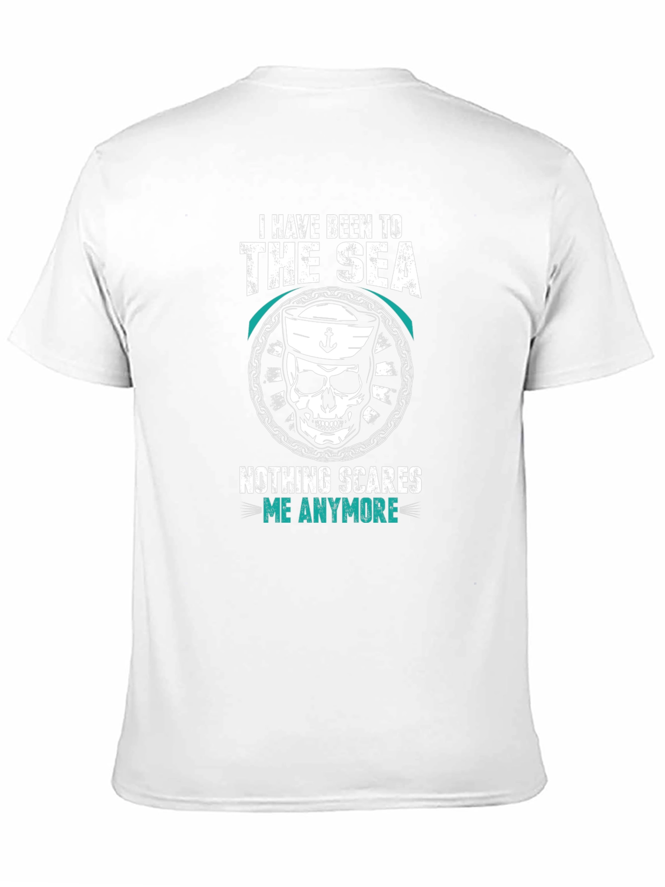 Sea Skull Graphic Tee - Nothing Scares Me!
