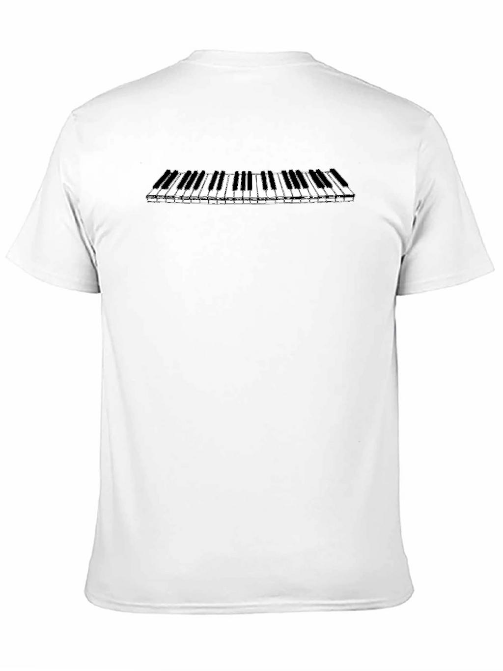 Piano Keys Graphic Tee - Musicians Style