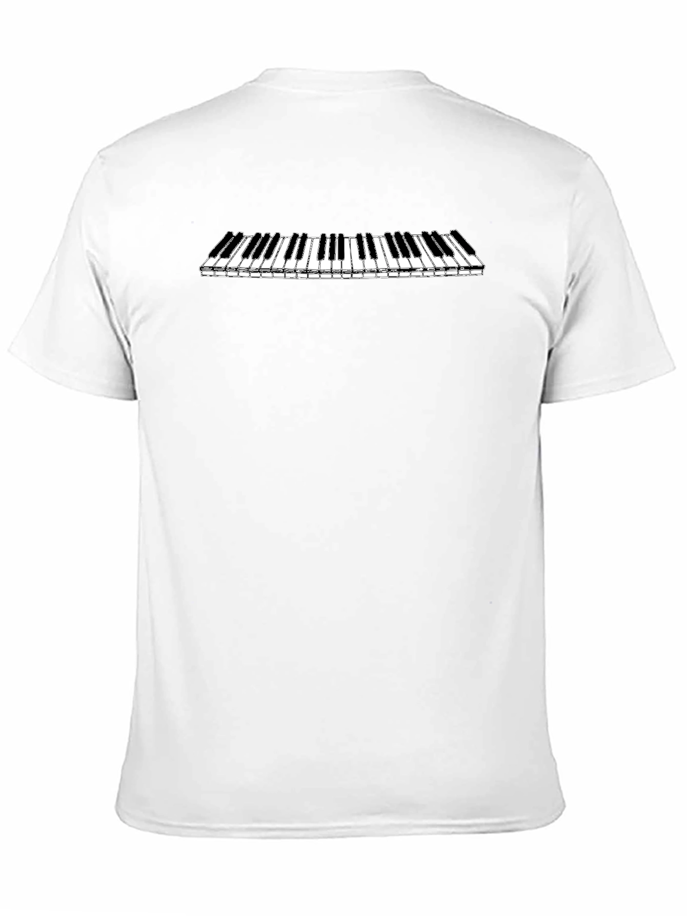 Piano Keys Graphic Tee - Musicians Style