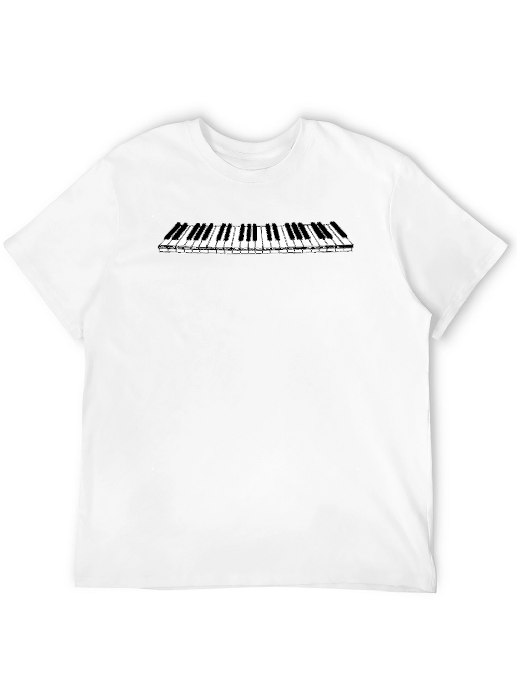 Piano Keys Graphic Tee - Musicians Style