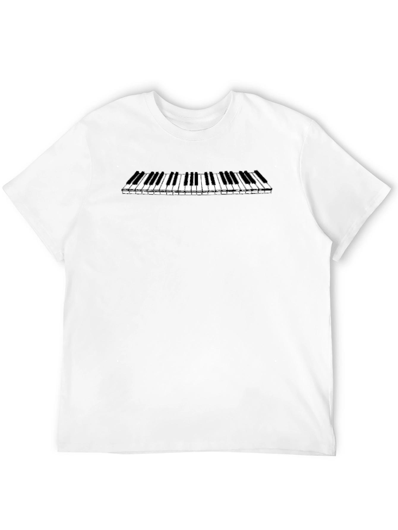 Piano Keys Graphic Tee - Musicians Style