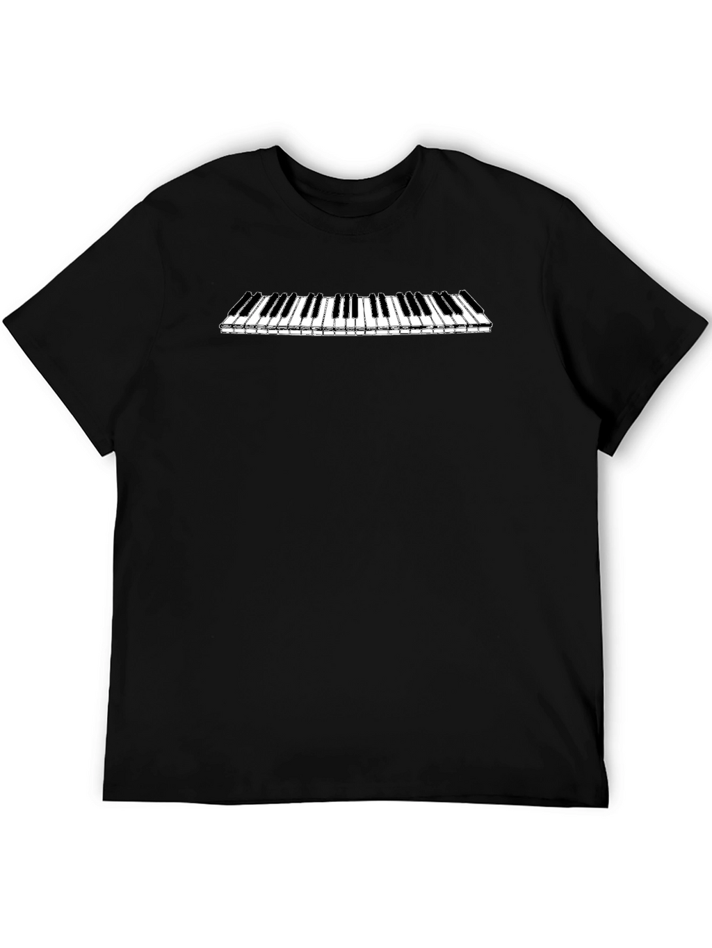 Piano Keys Graphic Tee - Musicians Style