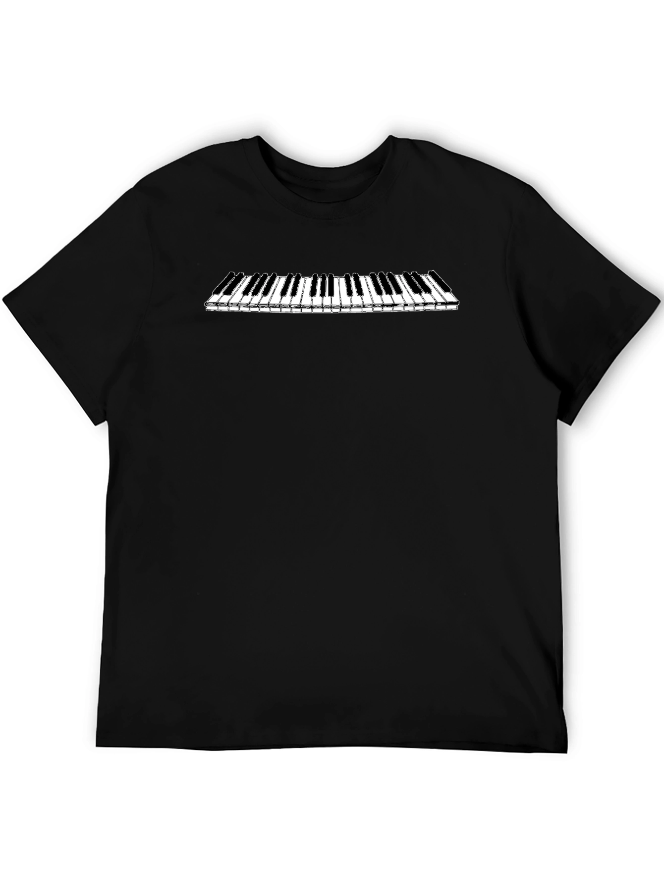 Piano Keys Graphic Tee - Musicians Style
