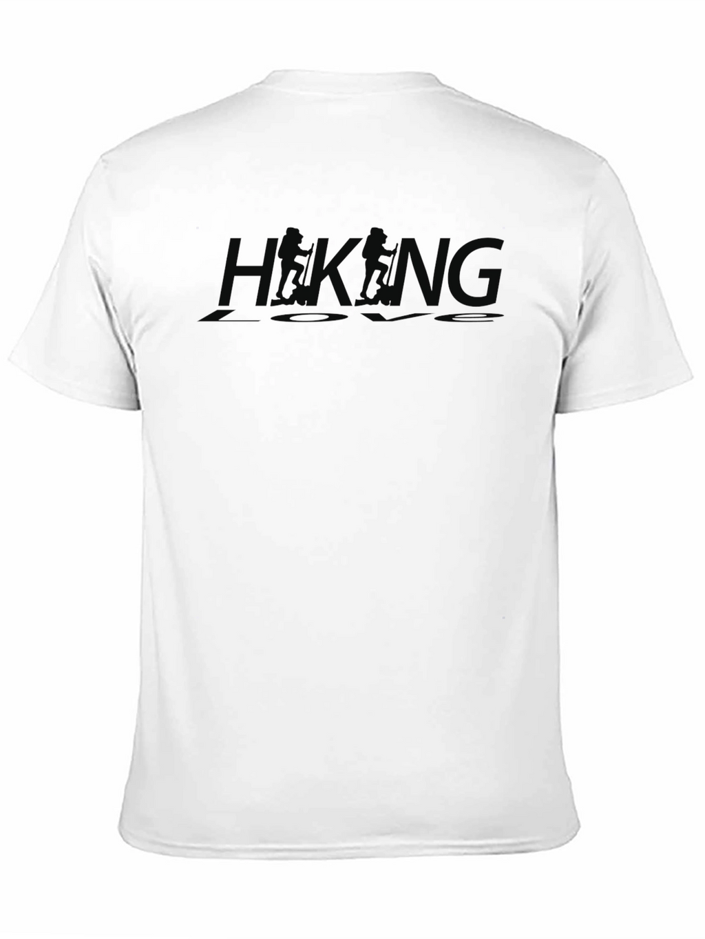 Hiking Love Black Crew Neck T-Shirt Adventure Top