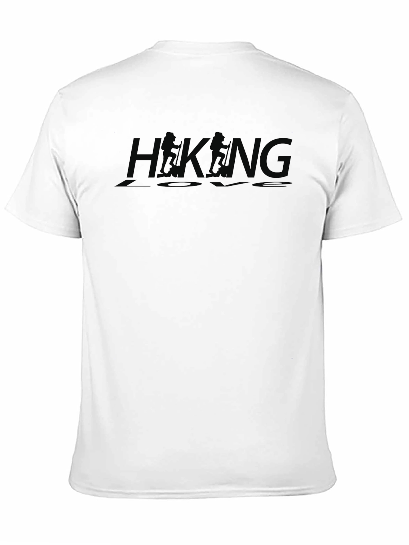 Hiking Love Black Crew Neck T-Shirt Adventure Top