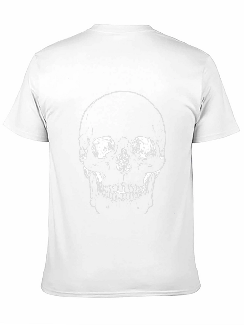 Skull Graphic T-Shirt - Black Cotton Tee