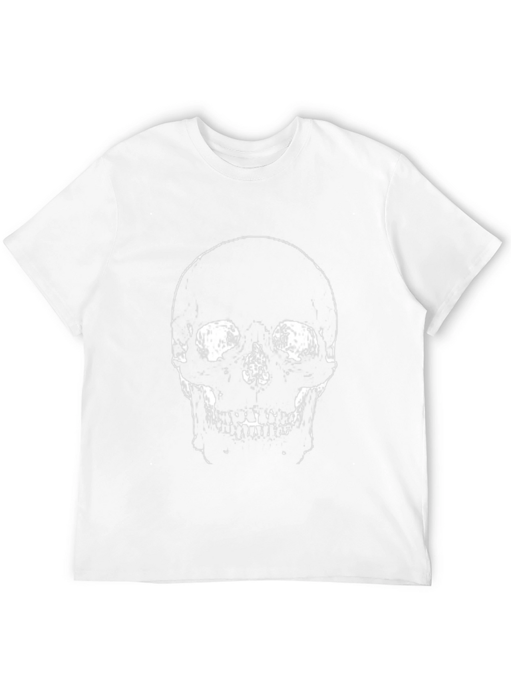Skull Graphic T-Shirt - Black Cotton Tee